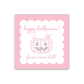 Pink Pumpkin Bag Gift Tags / Stickers