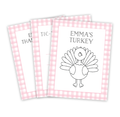 Pink Thanksgiving Kid's Table Acitvities