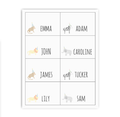 Party Animals Buffet Labels / Placecards