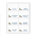 Mallard Buffet Labels / Placecards