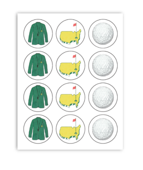 Masters Cupcake Toppers
