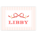 Pink Bow School Placemat