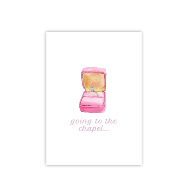 Folded Ring Box Card