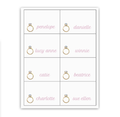 Ring Buffet Labels / Placecards