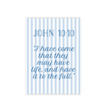 Blue Pastel Stripe Verse of The Week