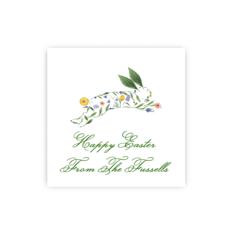 Spring Bunny Gift Tags / Stickers