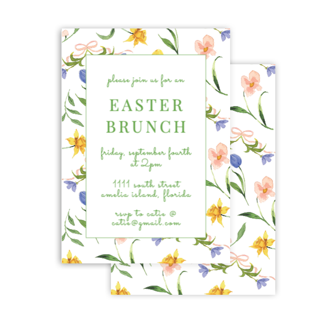Spring Floral Invitation