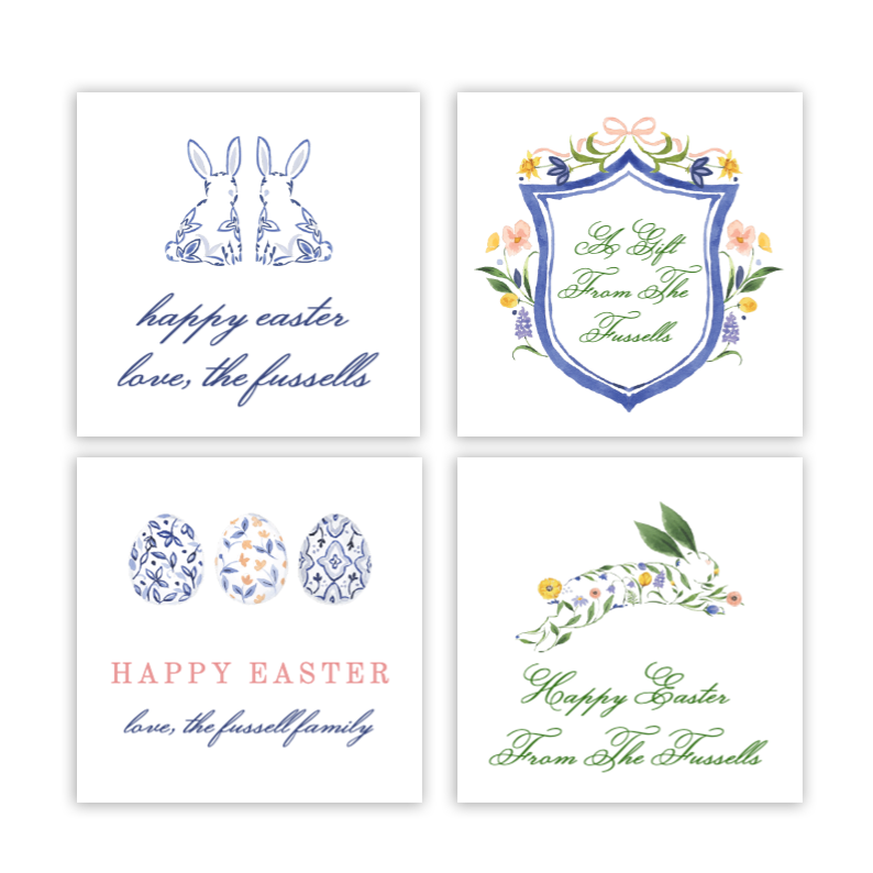 Spring Bunny Gift Tags / Stickers
