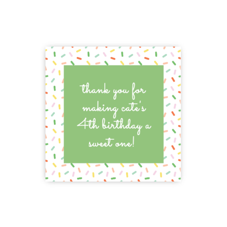 Ice Cream Gift Tags / Stickers