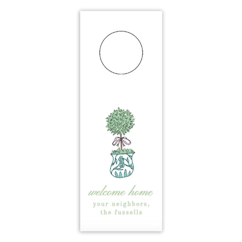 Sweet Topiary Wine Tag