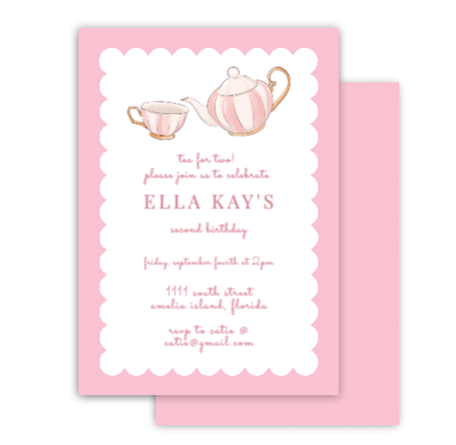 Tea Party Invitation
