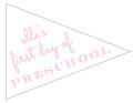 School Pennant Flag