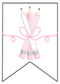 Pink Pencils Banner
