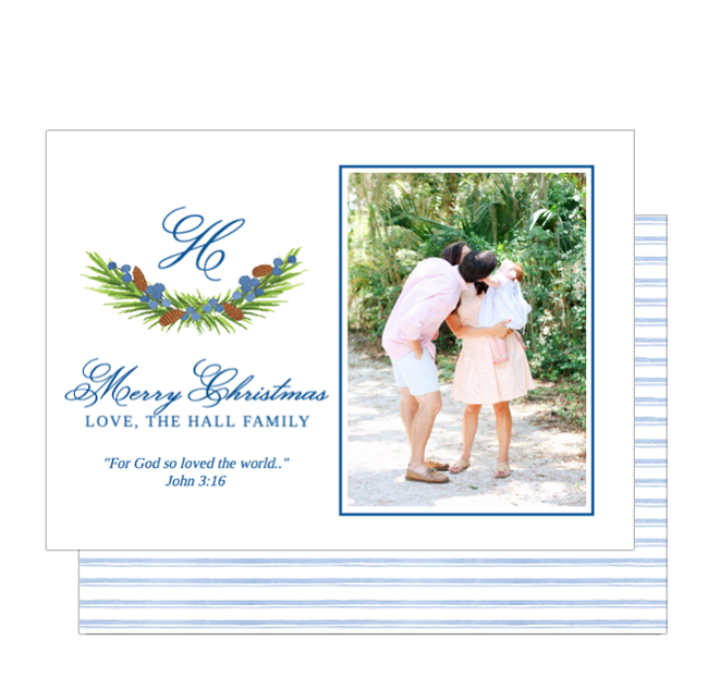 Trellis Christmas Card No. 4