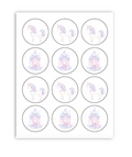 Unicorn Party Cupcake Toppers
