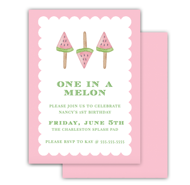 Watermelon Invitation