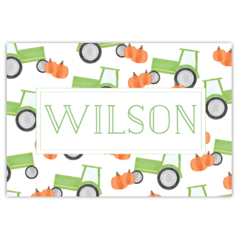 Tractor Fall Placemat